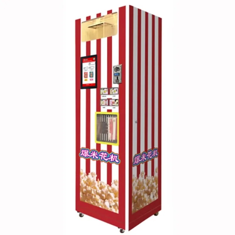 Popcorn Vending Machine - Customized Chinese Gas Industrial Popcorn Making