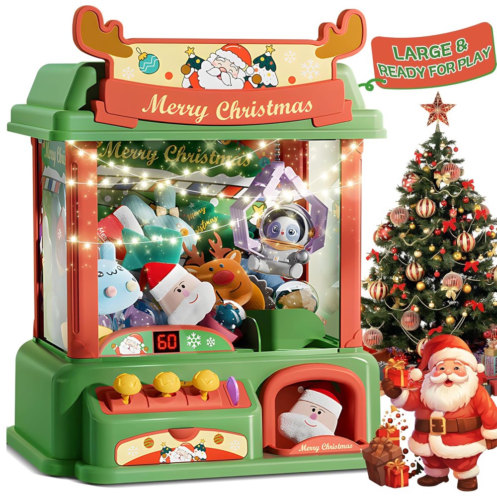 Christmas Claw Machine For Kid - Arcade Toy Claw Vending Machine 评论和价格