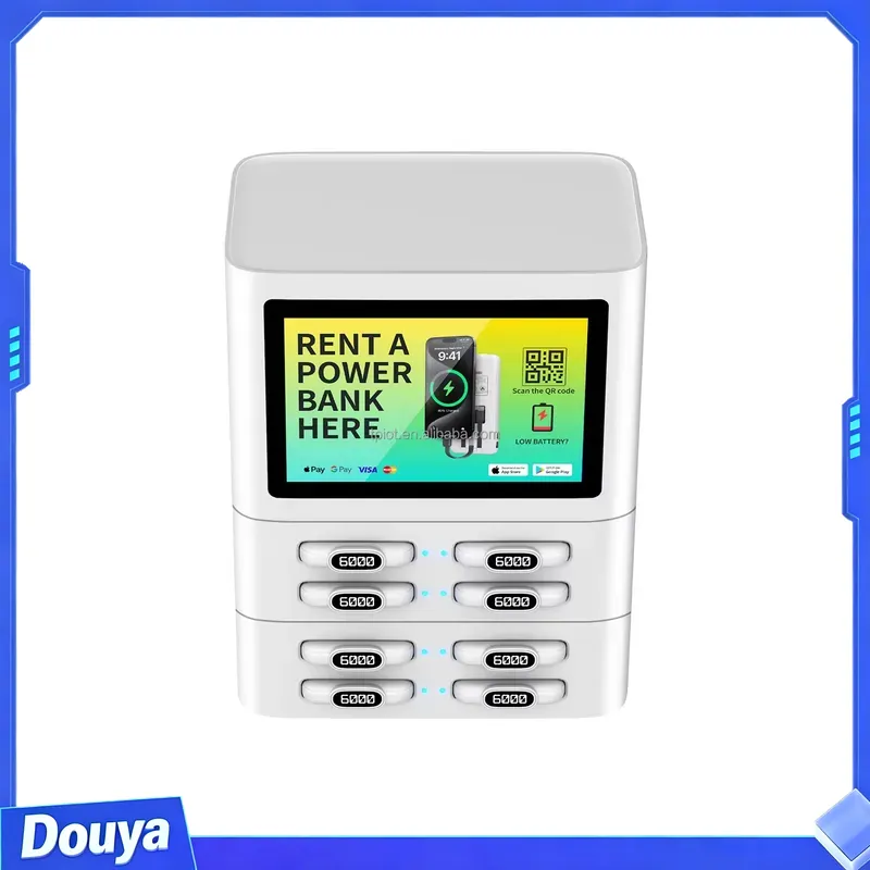 QR 8slots Scan Code Mobile Pow - Vending Machine Qr Code 评论和价格
