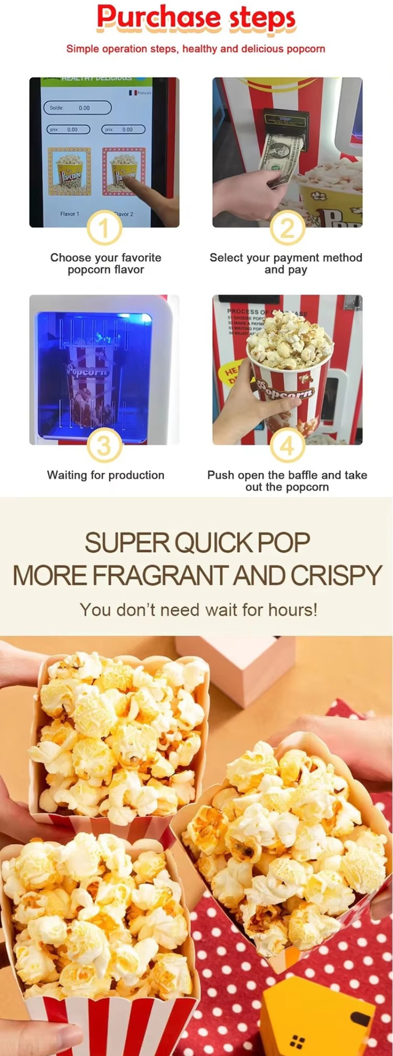 Popcorn Vending Machine Commer - Popcorn Vending Machine 评论和价格