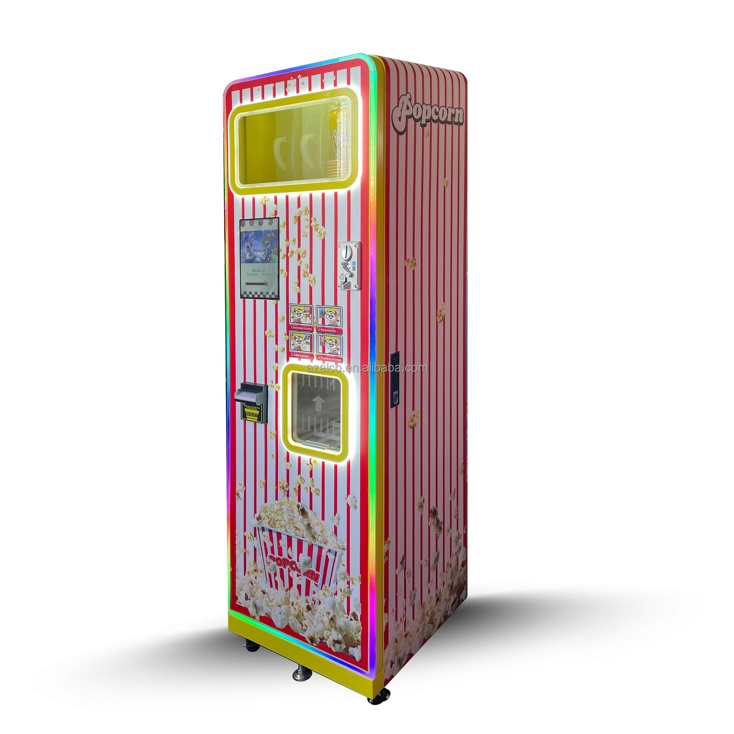 Two Flavors Commercial Popcorn - Popcorn Vending Machine 评论和价格