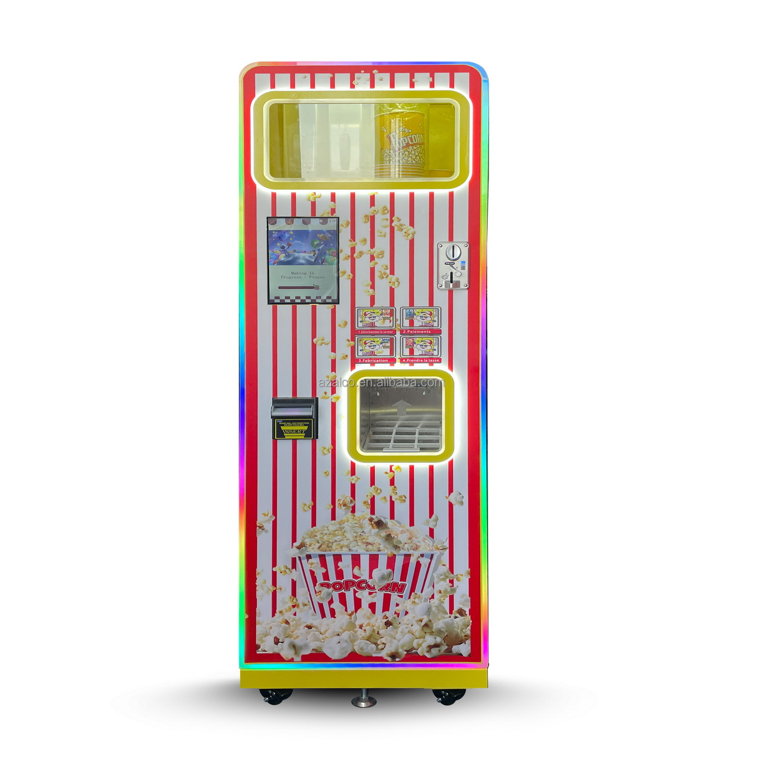 Two Flavors Commercial Popcorn - Popcorn Vending Machine 评论和价格