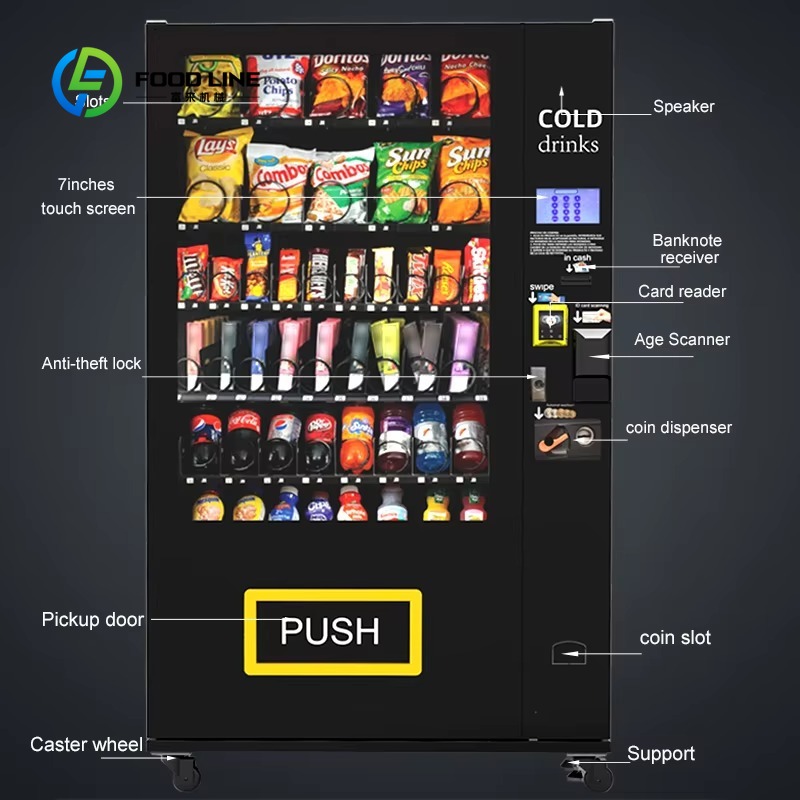 Snack and Drink Vending Machin - Open Vending Machine 评论和价格